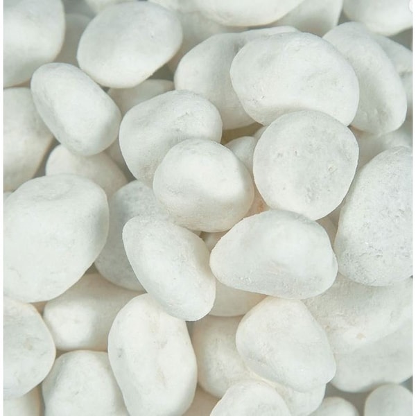 Msi Himalayan White Natural Pebbles 0.5 cu. Ft . per Bag 1 in. to 2 in. Bagged Landscape Rock, 55PK ZOR-LSC-0180P - main